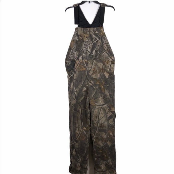 RATTLERS Camo Insulated Overalls REALTREE Hardwood - Picture 1 of 11
